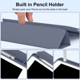 thumbnail image 4 of Aoub Case for iPad 9th Generation 2021 / iPad 8th Generation 2020 / iPad 7th Generation 2019, Auto Sleep/Wake for Slim Soft Back Smart Cover, iPad 10.2 inch Case with Pencil Holder, Purple, 4 of 9