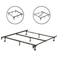 thumbnail image 3 of Twin, Full, Queen Sturdy Black Metal Adjustable Bed Frame w/Headboard Brackets, 3 of 5