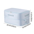 thumbnail image 3 of Extra Large Breathable Quilt Storage Bag for Clothes Mattress Down Jacket Moving and Organization with Reinforced Handles Foldable Design Wardrobe Under Bed Storage Solution, 3 of 8