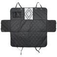 thumbnail image 1 of Tela Oxford acolchada negra para parte trasera de coche, impermeable, antideslizante, duradera, alfombrilla para mascotas, cojín para perro, negro, 137x147cm, 1 of 5