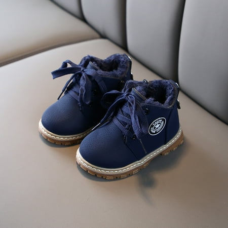 

Toddler Infant Baby Kids Boys Boots Fashion Middle Boots Shose Warm Fragarn