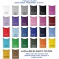 thumbnail image 3 of LHSHID Personalized Wedding Anniversary Blanket 60th Anniversary Blanket 60 Years Anniversary Diamond Wedding Gifts for Couple Parents 60th Wedding for Wife Her Husband Him 40"x50", 3 of 8