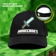 thumbnail image 5 of Minecraft Boys 3-Piece Creeper, Zombie, Skeleton Set - Short Sleeve Graphic T-Shirt, Shorts, and Baseball Cap Outfit for Kids (Sizes 4-16), 5 of 7