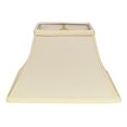 thumbnail image 1 of HomeRoots 469999 12 in. Ivory Rectangle Bell No Slub Lampshade, Egg, 1 of 1