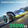 thumbnail image 3 of Gyroor Self Balancing Scooter New G13 All Terrain Balancing Scooter with LED Lights, Self Balancing Off Road with Bluetooth for Kids ages 6-12 and Adults-Galaxy Blue, 3 of 8