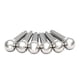 thumbnail image 2 of Pin de extremo de puente de clavijas de extremo de cuerda de metal de 6 piezas para acústico Plata, 2 of 9