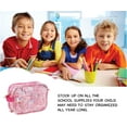 thumbnail image 3 of OMG ORGANIZE MY GEAR- 3 ZIP Multi-Purpose Pencil Pen School Supplies Organizer Bag With 18 Slots And Large Storage Capacity. (Unicorns)…, 3 of 5