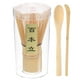 thumbnail image 1 of Juego de Matcha Uxcell Batidor de Bambú (Chasen) Cucharón Tradicional (Chashaku) Cucharita de Té, Amarillo, 1 of 6