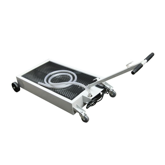 Shop Tuff Drain d'Huile en Acier à Roulettes avec Pompe 110V, Capacité du Réservoir de 15 Gallons