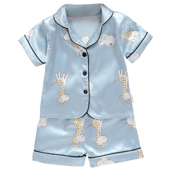 XZNPDUCQ Toddler Kid Girl Outfits Clothes Ruffle Short Sleeve Floral T-Shirt Top Summer Shorts Playwear Beach Outfits 3-4 Years,Blue