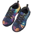 thumbnail image 3 of Chririnla Kids Galaxy Planet Sneakers Boys Girls Rainbow Sky Running Shoes Size 1.5 Little Kids Slip on Sneakers Lightweight Athletic Sport School Shoes, 3 of 7