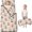Cat and Sweater Pink Pattern, variant on White Cat and Flower Pink Pattern Teens Toddler Nap Mat with Pillow, Sleeping Mat Bag for Preschool Daycare 59"x22"