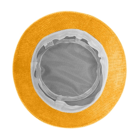 Yuanlong Bucket Hats Plain Brim Design Corduroy Hat Spring Outing Fashion Comfortable Daily Wear Caps For Women And Men