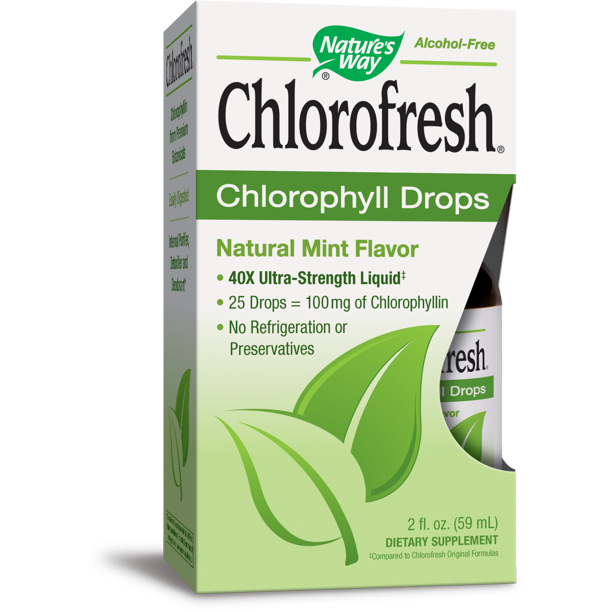 Nature's Way Chlorofresh Chlorophyll Drops Natural Mint 2 fl oz