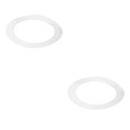 thumbnail image 2 of Becaristey 1 Piece Port Hole Protector Pads Easy Drum to Use Bass Rings Drum Non Slip White Inner diameter 13.5cm 2Set, 2 of 6
