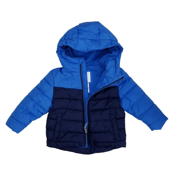 Healthtex - Infant & Toddler Boys Royal Navy Coat Winter Puffer Jacket ...
