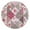 Pioneer Flower Floral-1, variant on Pioneer Flower Floral Print Pattern Round Fitted Tablecloth with Elastic Edge,Dining Table Cover Waterproof,Outdoor Round Tablecloth for Camping,Dining,Indoor and Outdoor