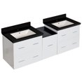 thumbnail image 1 of Imaginations Américaines 61,5 pouces W Vanity Set Blanc, 1 of 1