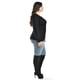 thumbnail image 2 of Sueter con relieve a rayas Roman Fashion / Tallas Extras, 4002 (Negro) negro 40, 2 of 6