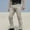 #Khaki, variant on DPTALR Men's Fashion Solid Color Multi Pocket Multifunctional Work Trousers,Gray Big and Tall Men M
