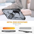 thumbnail image 3 of Case for Samsung Galaxy S23 Plus Case Galaxy S23+ Case Military Grade Drop Case with Kickstand Metel Ring Magnetic Holder Protective for Galaxy S23 Plus S23+ Phone Case (Gray), 3 of 9