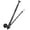 Noir, variante sur Pompe à Amortisseur de Vélo avec Manomètre 300 Psi, Gonfleur de Pneus de Vélo à Haute Pression, Pompe à Air pour Fourche et Suspension Arrière, Noir G