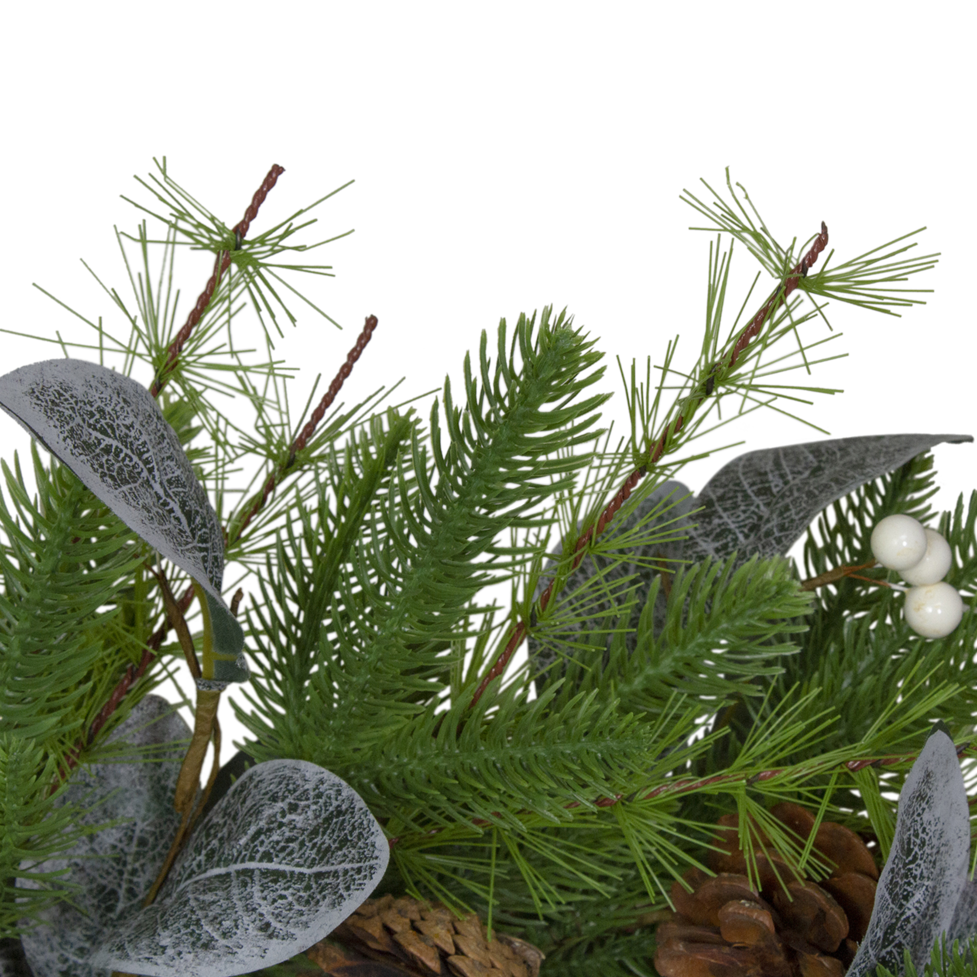 Northlight Pine Green Berries and Pinecones Artificial Christmas Wreath 22"