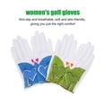 thumbnail image 4 of 1 Pair Women's PU Leather Golf Gloves,Micro Soft Fiber Breathable Gloves ,Flexible and Comfortable, 4 of 7