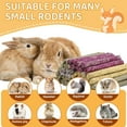 thumbnail image 7 of Rabbit Chew Sticks, Guinea Pig Toys, Natural Timothy Grass Chew Sticks, Blended With Rose, Marigold, And Forget-Me-Not, Small Animal Treats., 7 of 7
