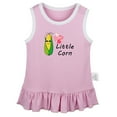 thumbnail image 2 of iDzn Little Corn Funny Dresses For Baby, Newborn Babies Skirts, Infant Princess Dress, 0-24M Kids Graphic Clothes (Pink Sleeveless Dresses, 0-6 Months), 2 of 4
