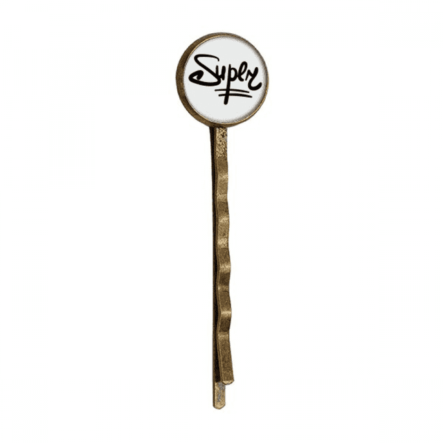 Super gracioso citar handwrite estilo EsES Broche de metal retro