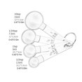 thumbnail image 5 of 8Pcs Measuring Spoon Stainless Steel Baking Tea Coffee Kitchen Scale Cup, 5 of 5