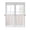 Beige, variant on Kitchen Curtains 54 Inches length, Farmhouse Beige White Striped Window Treatment Curtain Drapes, Modern Stripes Thermal Insulated Drapes for Basement Hotel RV, 42"x54", 2 Panels