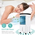 thumbnail image 3 of Eccomum Portable Air Conditioners Cooler Fan - 8L 3 Wind Speeds 7h Timer Remote Control Fan w/Ice Boxes & Water Tank Bladeless Cooling Fan for Indoor Home Office Dorm, 3 of 13