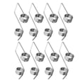 thumbnail image 2 of Torsional Spring Silver 8Pcs 1.4X0.8X0.4In Stainless Steel, 2 of 9