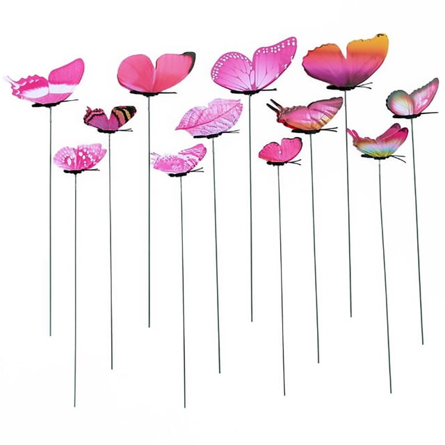 PVCS Pot de Fleurs Papillon Simulation Bonsaï de Jardinage Décoration de Plante Verte pour la Maison