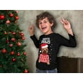 thumbnail image 4 of Tstars Boys Unisex Christmas T-Shirt Gift for Dog Lover Pug Fans Santa Paws Kids Holiday Long Sleeve, 4 of 7