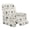 Dog Paw Prints, variant on HELLHERO Soft 4 Pieces Recliner Chair Covers for Pet, Polyester Spandex Brushed Recliner Chair Slipcover for Living Room, Colorful Dinosaur