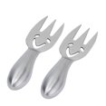 thumbnail image 3 of Cheese Forks, Cutlery Forks Exquisite Durable Smiling Face Smiple Stylish  for Holidays for Wedding Party, 3 of 8