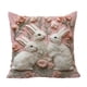 thumbnail image 2 of CaiYueKe Easter Throw Pillow Cover Faux Embroidery Bunny Chick Floral Decorative Cushion Cover Sofa Bedroom Home Decor Farmhouse Spring Holiday Decorative Pillow, 2 of 7