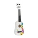 thumbnail image 1 of Ukelele de juguete para niños, guitarra de juguete para desarrollo, ligero, ajustable, 4 cuerdas blanco, 1 of 9