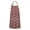 Maroon Footballs Pattern, variant on Leopard Print and Footballs Pattern Apron-Garden Aprons for Women with Pockets-Cotton Linen Waterproof Kitchen Cooking Gardening Aprons Adjustable for Kitchen,Cooking,BBQ and Salon 33x27 Inch