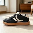 thumbnail image 4 of Men’s Wide Toe Casual Skate Sneakers Breathable Lightweight Lace Up Walking Shoes with Non Slip Sole for Outdoor Travel Daily Comfort Streetwear Shoes, 4 of 10
