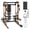 Orange Column, variant on Gaderth Power Cage, Squat Rack for Home Gym, Power Rack with Dual Independent Pulley System, 2000LB Capacity Workout Cage with Adjustable Cable Crossover System and Training Attachment