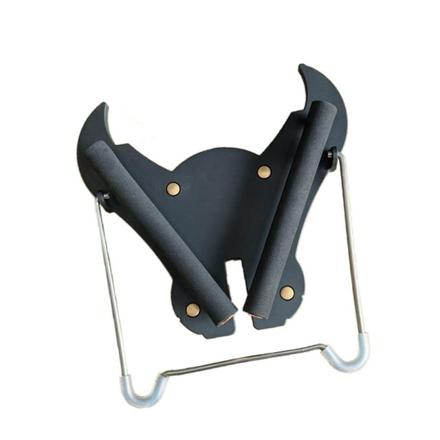 Milaget Support de Saxophone Alto, Support de Saxophone Léger Pliable Robuste Créatif Compact Accessoires d'Instruments de Musique Support Portable Noir