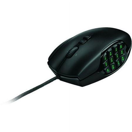 Logitech - G600 MMO Wired Optical Gaming Mouse - Black