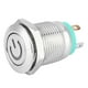 thumbnail image 1 of Interruptor De Luz LED Verde, Botón Pulsador De Metal De Reinicio Automático Con Símbolo De Encendido, 12mm3V, 1 of 7