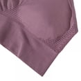 thumbnail image 6 of Women's Sport Bra Padded Cross Back Wirefree Seamless Breathable Yoga Sport Bra, 6 of 9
