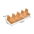 thumbnail image 7 of Wood Sushi Tacos Holder Tray Plates Taco Shell Multipurpose Accessories Taco Rack for Parties Desktop Gatherings Restaurant D, 7 of 7
