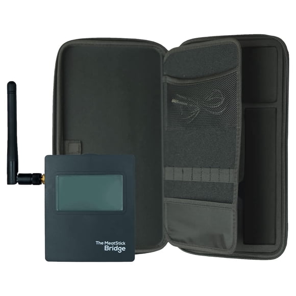 Paquete de viaje WiFi WiFi Bridge + funda de transporte Pro MeatStick